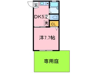 クレセント１の物件間取画像